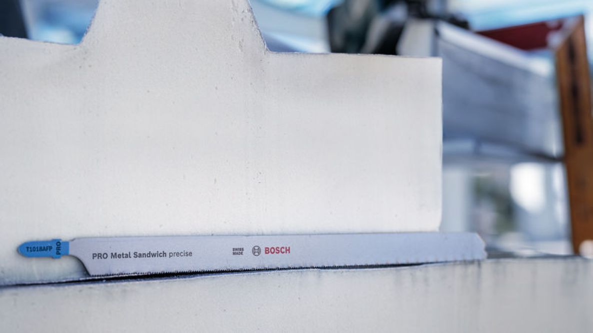 Acessórios Bosch Azuis 2608655115 PRO Metal Sandwich T1018AFP lâminas de serra tico-tico 250 mm 5 peças