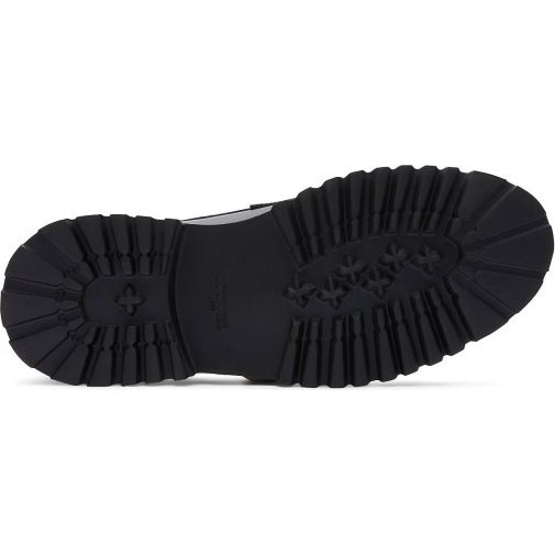 Lottusse Bootsschuh Aus Glänzendem Kalbsleder In Schwarz