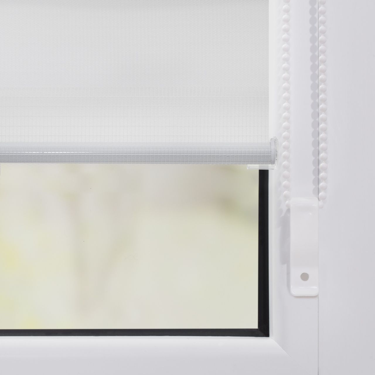 Lichtblick Duo-Rollo Klemmfix, ohne Bohren - Weiß, 70 cm x 150 cm (B x L)