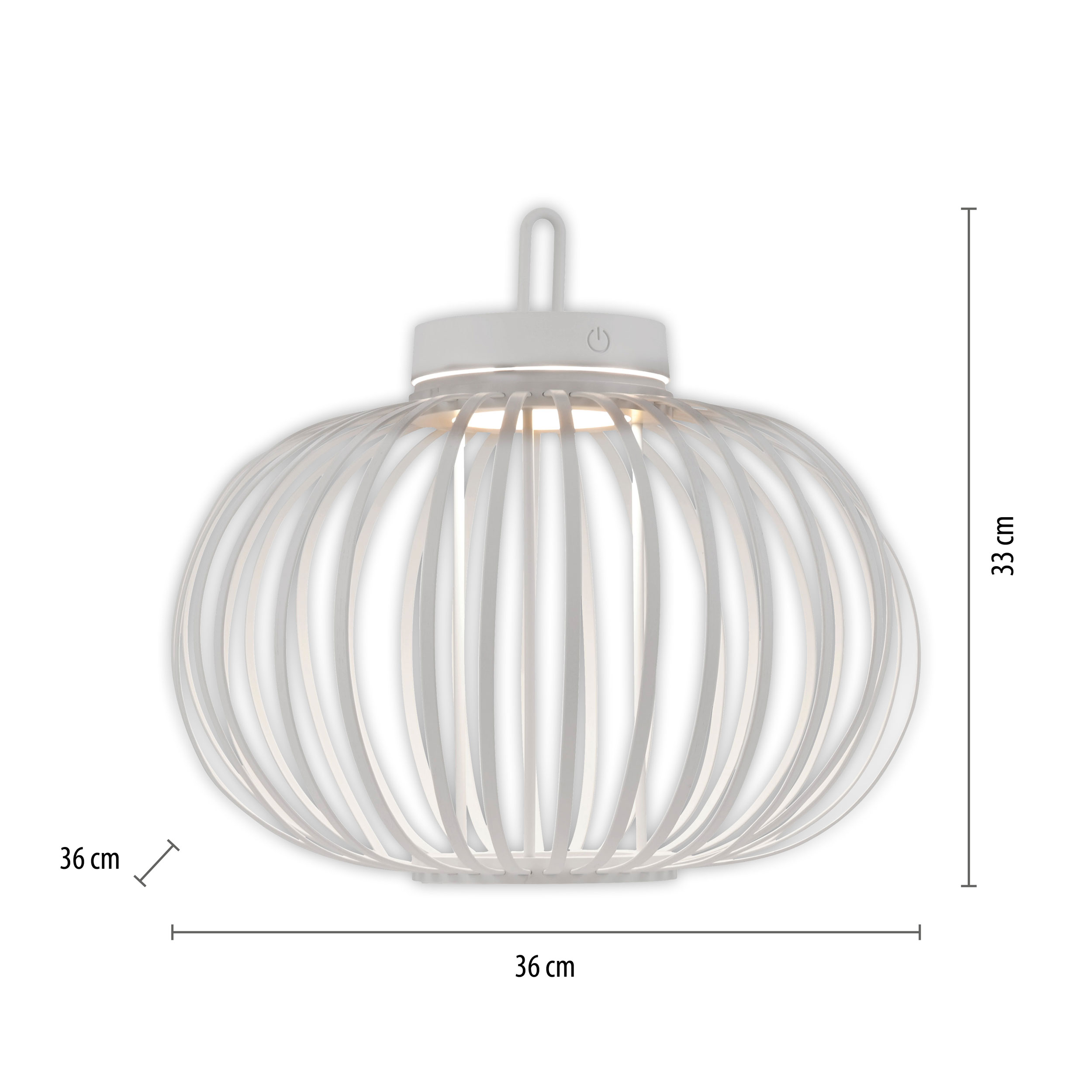 JUST LIGHT.LED-Akku-Tischleuchte 1flg