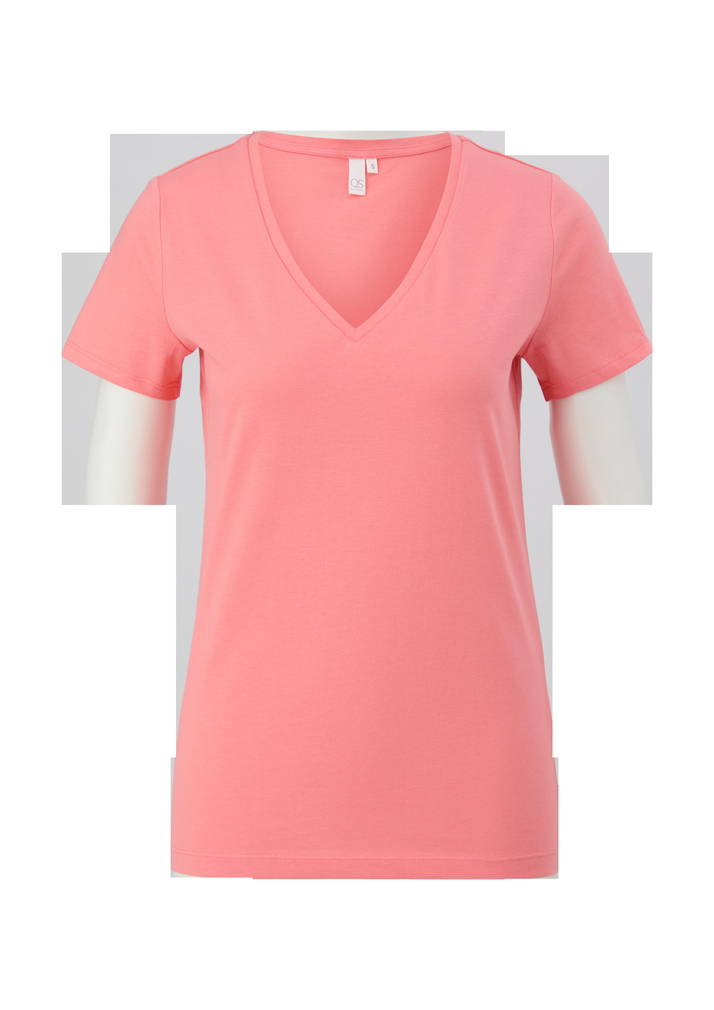 T-Shirt mit V-Ausschnitt  2058279-4281