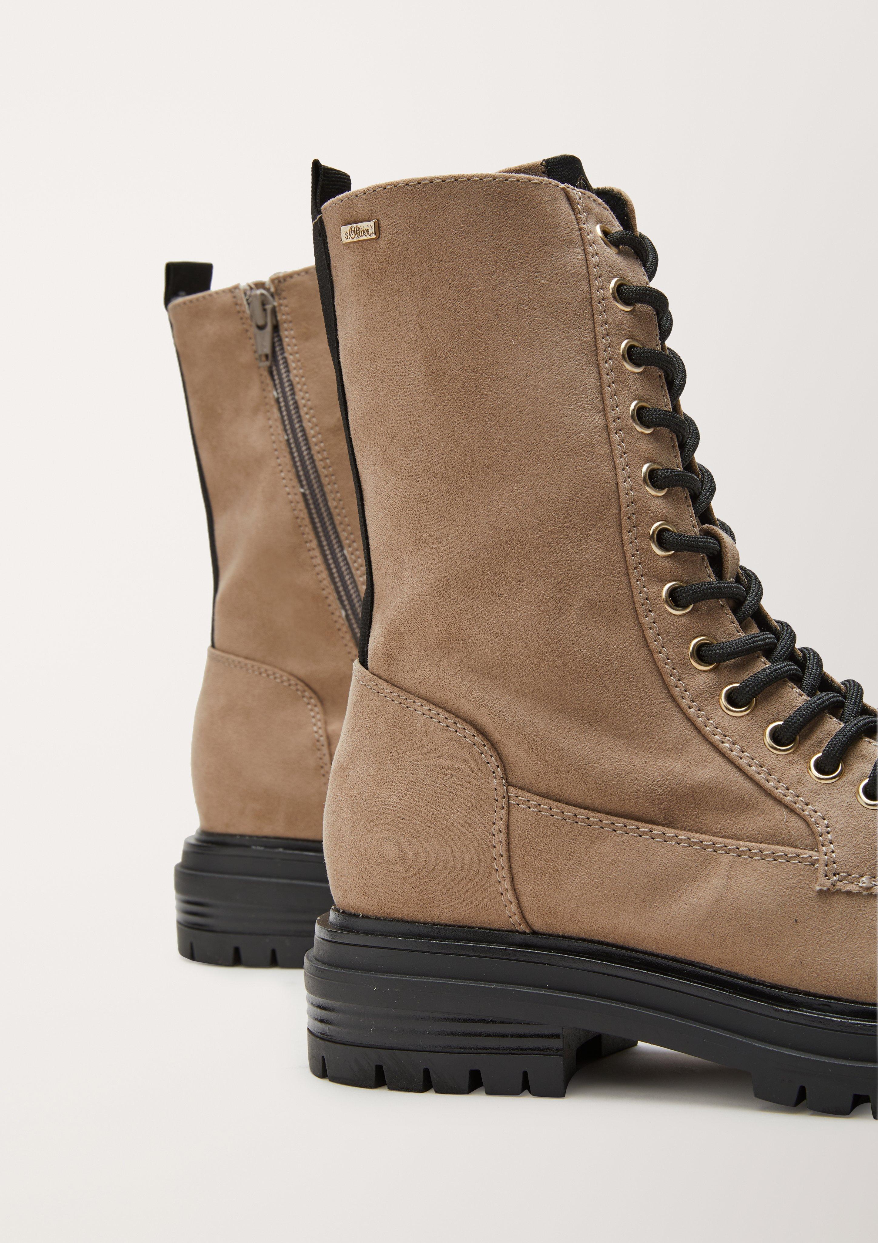 Stiefel in Veloursleder-Optik  101.107.101.25293-341