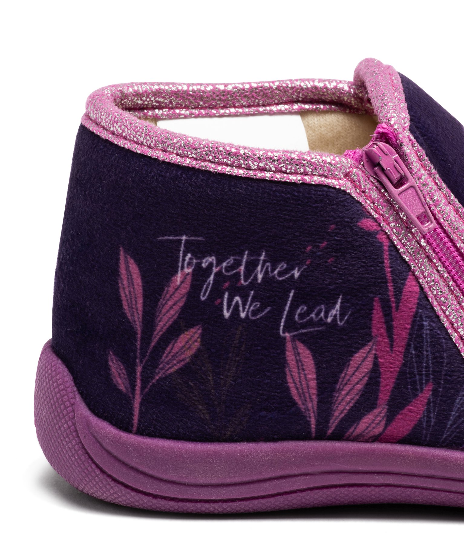 Chaussons fille bottillons à zip La Reine des Neiges - DS violet | GEMO