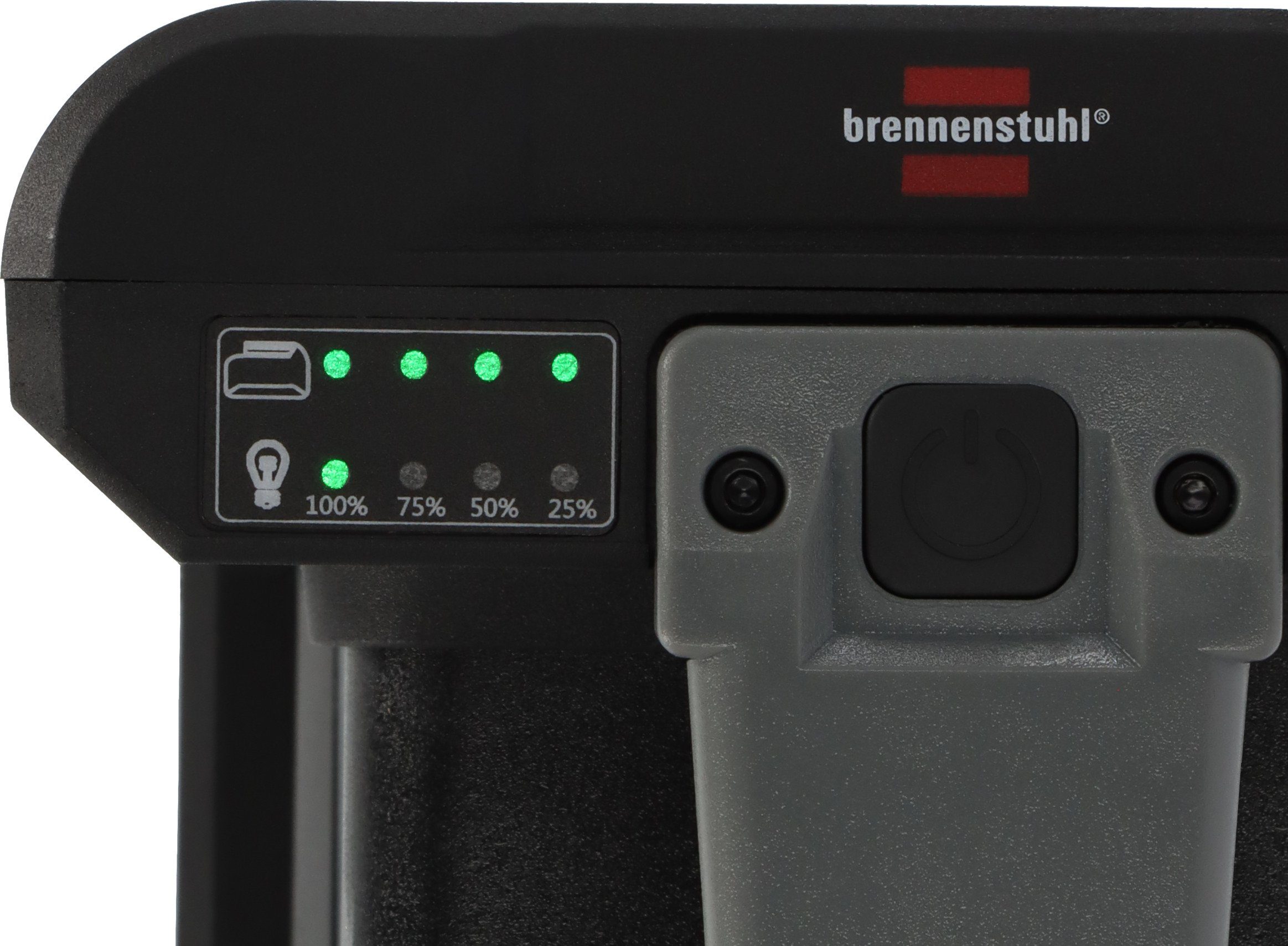 Brennenstuhl LED Baustrahler Multi Battery LED Akku Handscheinwerfer HL 3000, LED fest integriert, kompatibel mit 18V Akkus 11 verschiedener Hersteller