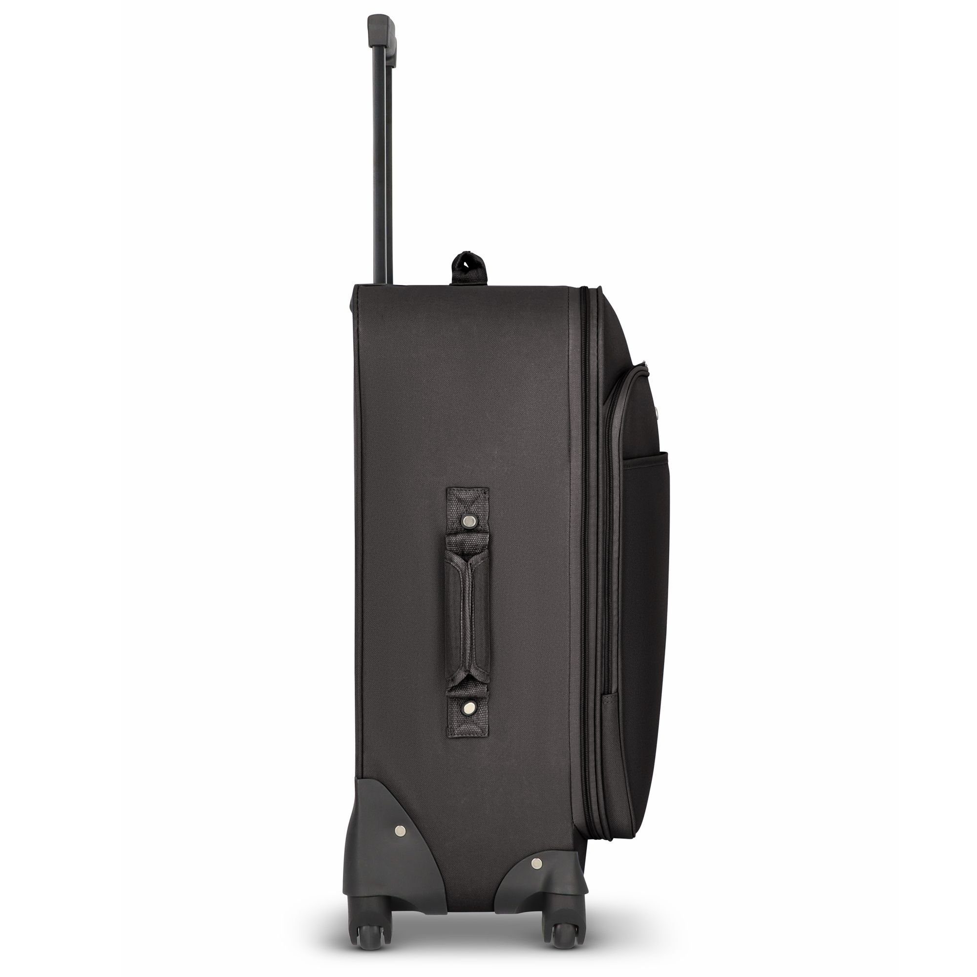 CHECK.IN® Trolleyset Sevilla, 4 Rollen, (3-teilig, 3 tlg), Polyester