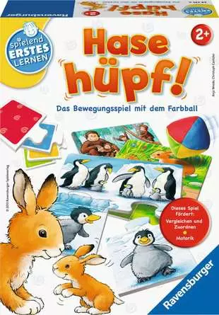 Hase hüpf! - Lernspiel ab 2 Jahren