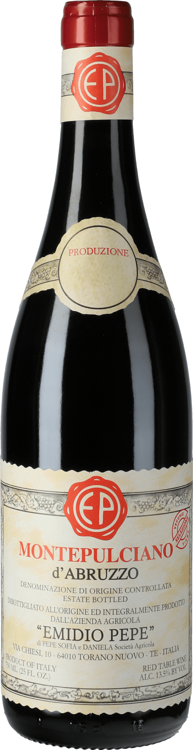 Emidio Pepe: Montepulciano d'Abruzzo Vecchie Vigne 2002
