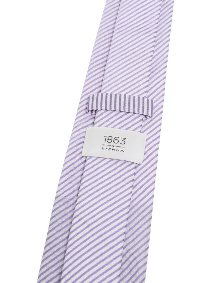 Eterna Krawatte in weiß/lila günstig kaufen onesize