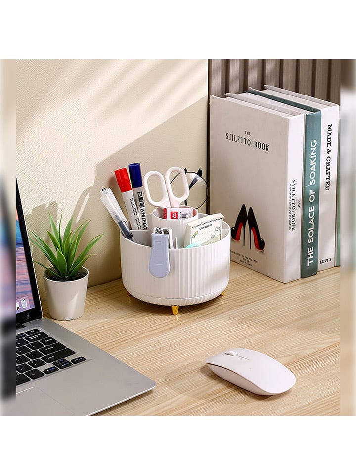 Joybos Makeup-Organizer in Weiß - (H)12,5 x Ø 15 cm günstig kaufen onesize
