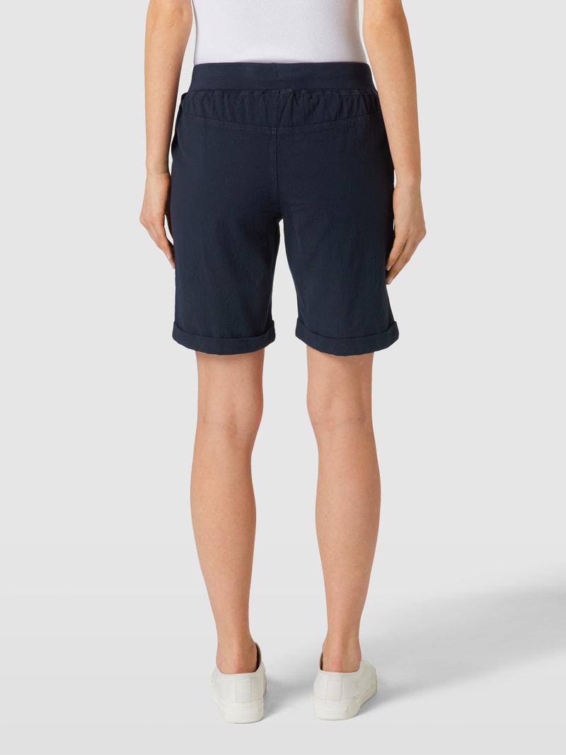 Shorts mit Eingrifftaschen Modell 'KANAYA' in marineblau