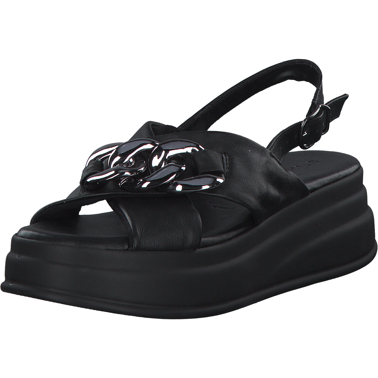 Tamaris 28381, Plateau-Sandaletten, Damen, BLACK
