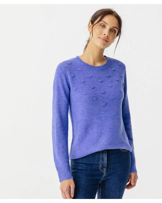 Pull maille chaude fantaisie, manches longues Thermolactyl