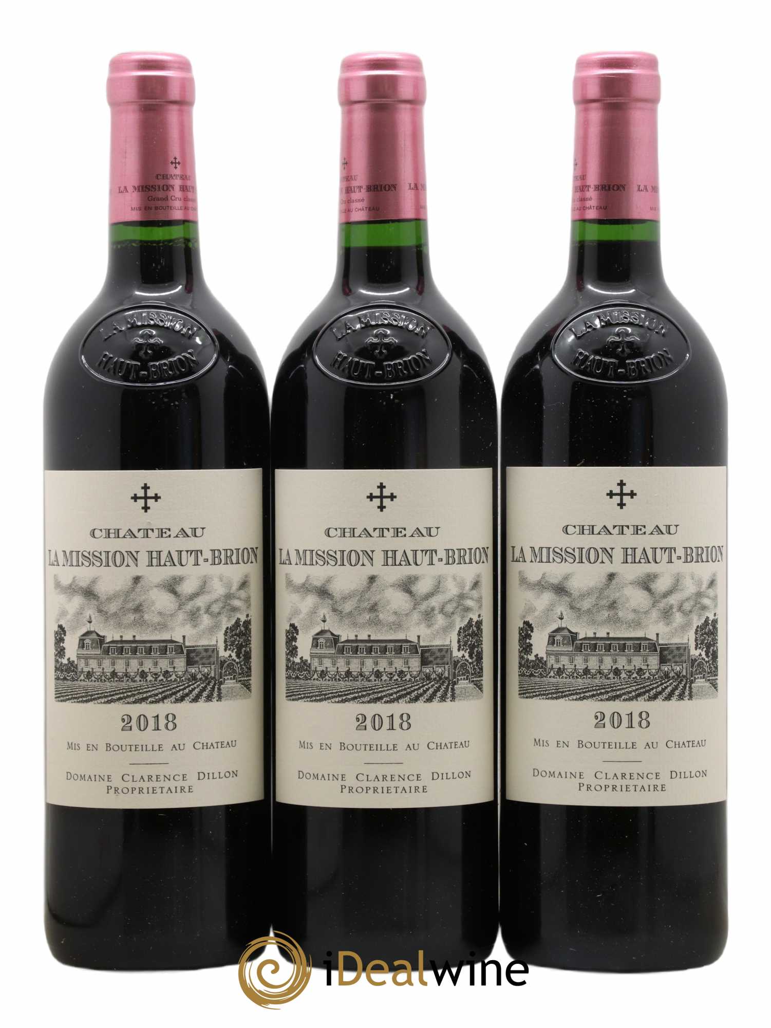 Château La Mission Haut-Brion Cru Classé de Graves  2018 - Lot de 6 Bouteilles