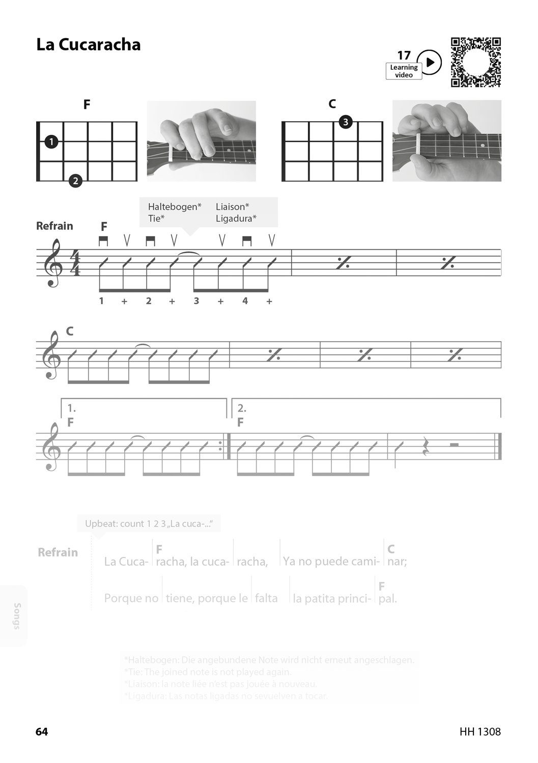 Cascha Ukulele Premium Mahagoni Bundle, Bundle, mit Tasche, Stimmgerät, Lernbuch und 3 Plektren