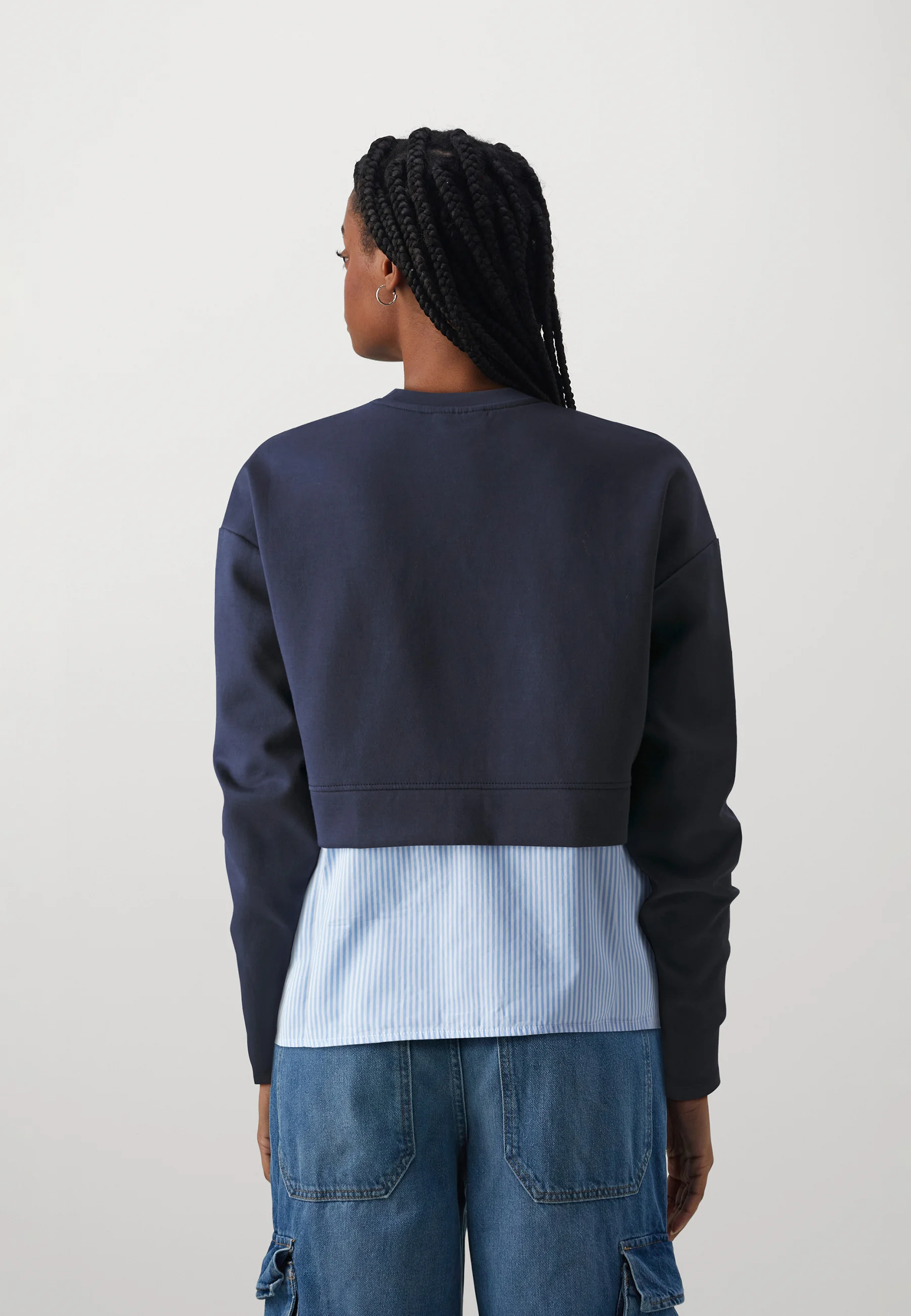 ONLY ONLLOUISE MIX O NECK - Sudadera