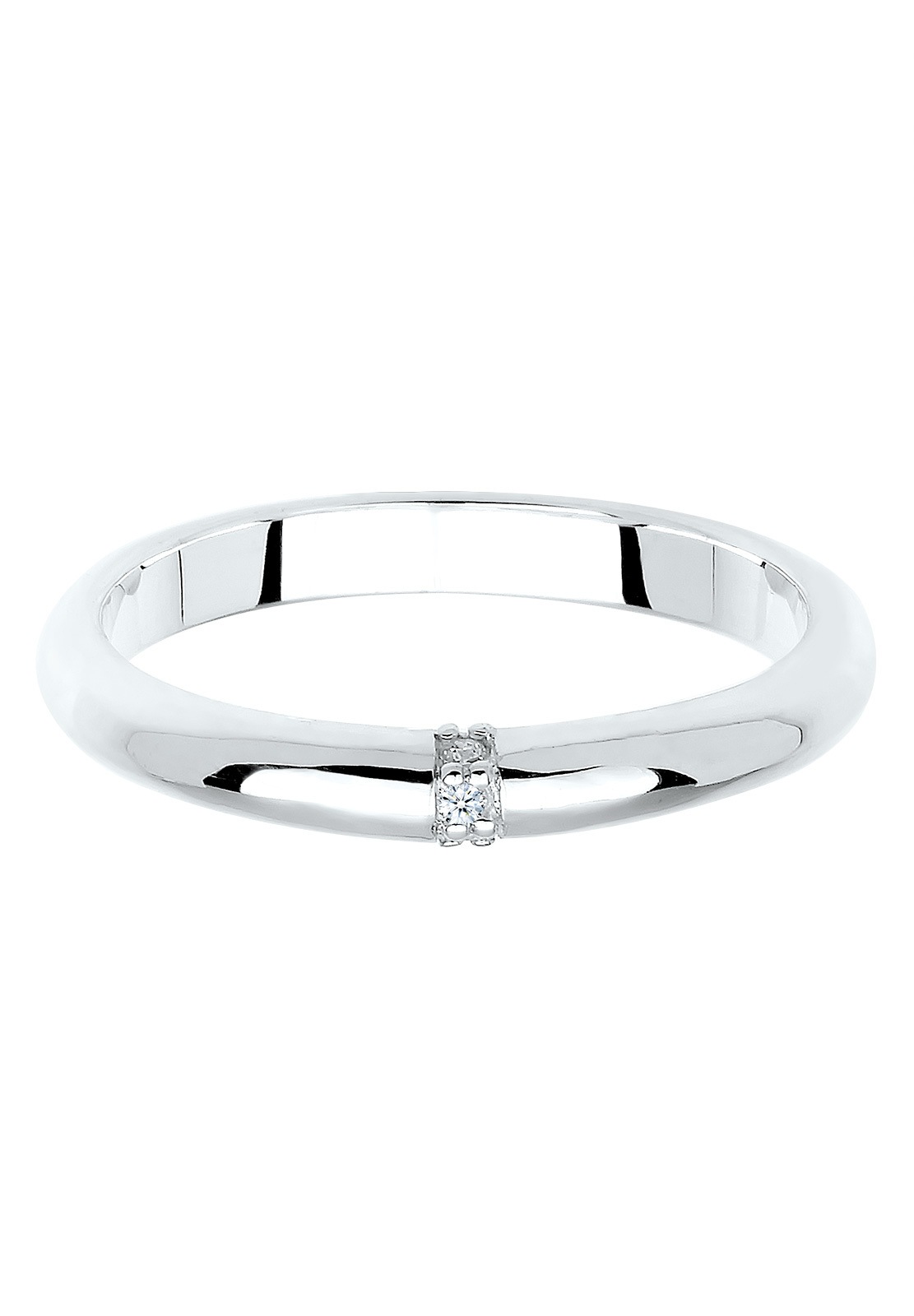 Elli DIAMONDS Diament 0,045 ct. Klasyczny Verlobung Srebro 925