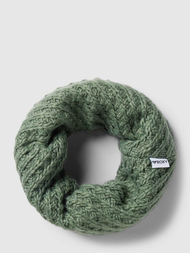 Schal mit Label-Detail in khaki