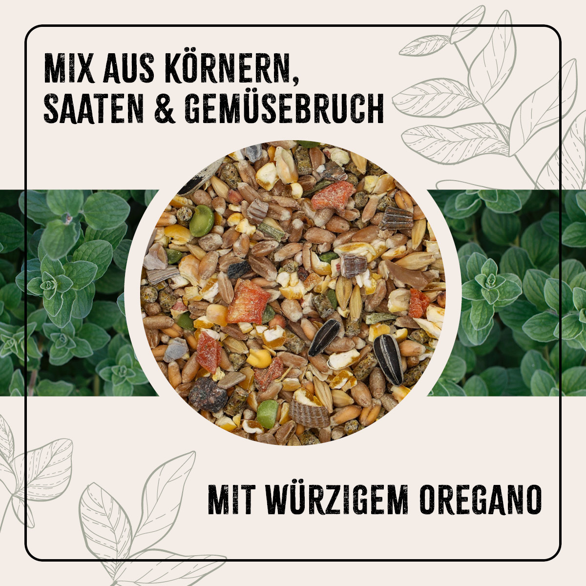 Aniforte Futter & Heu Aniforte FarmLife Hühner Futter Mix mit Oregano 5 kg