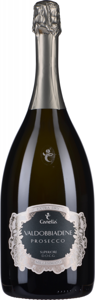 Canella Prosecco Superiore Extra Dry Magnum 2022 in Holzkiste