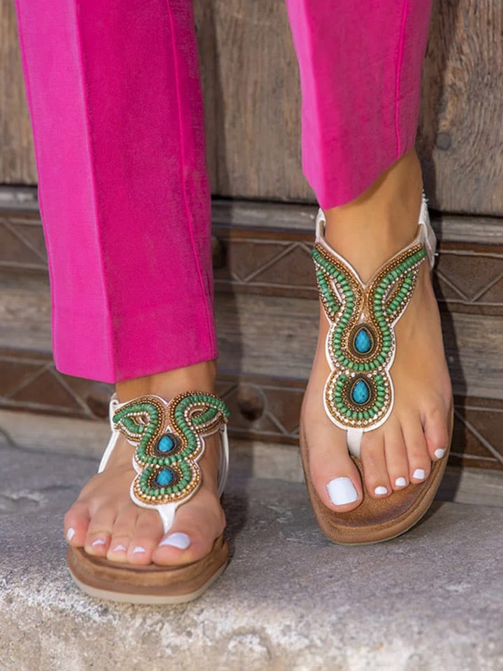 Bellucci Zehensandalen in Weiß günstig kaufen
