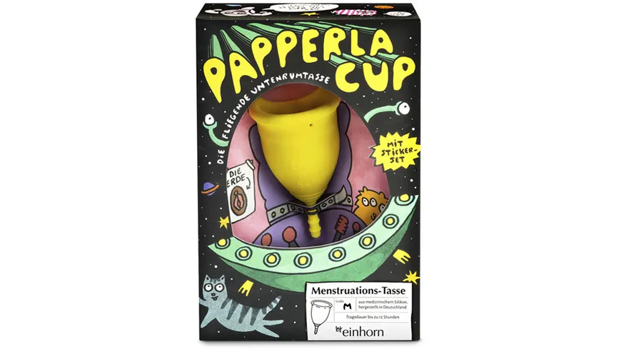 einhorn Menstruations-Tasse M Papperlacup