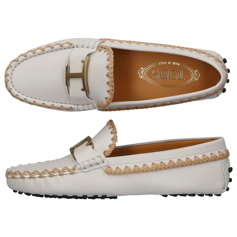 Tod's - Mokassins GOMMINO Kalbsleder - weiß