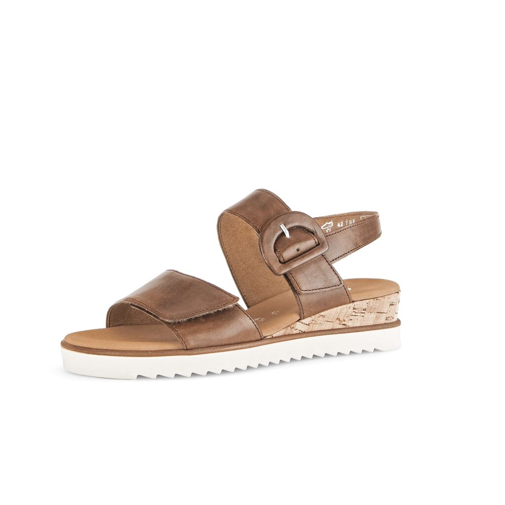 Gabor comfort Keilsandalette braun