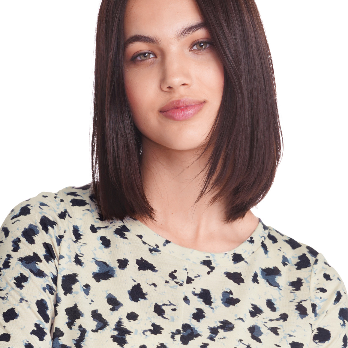 Damen Yoga-T-Shirt mit Knotendetail