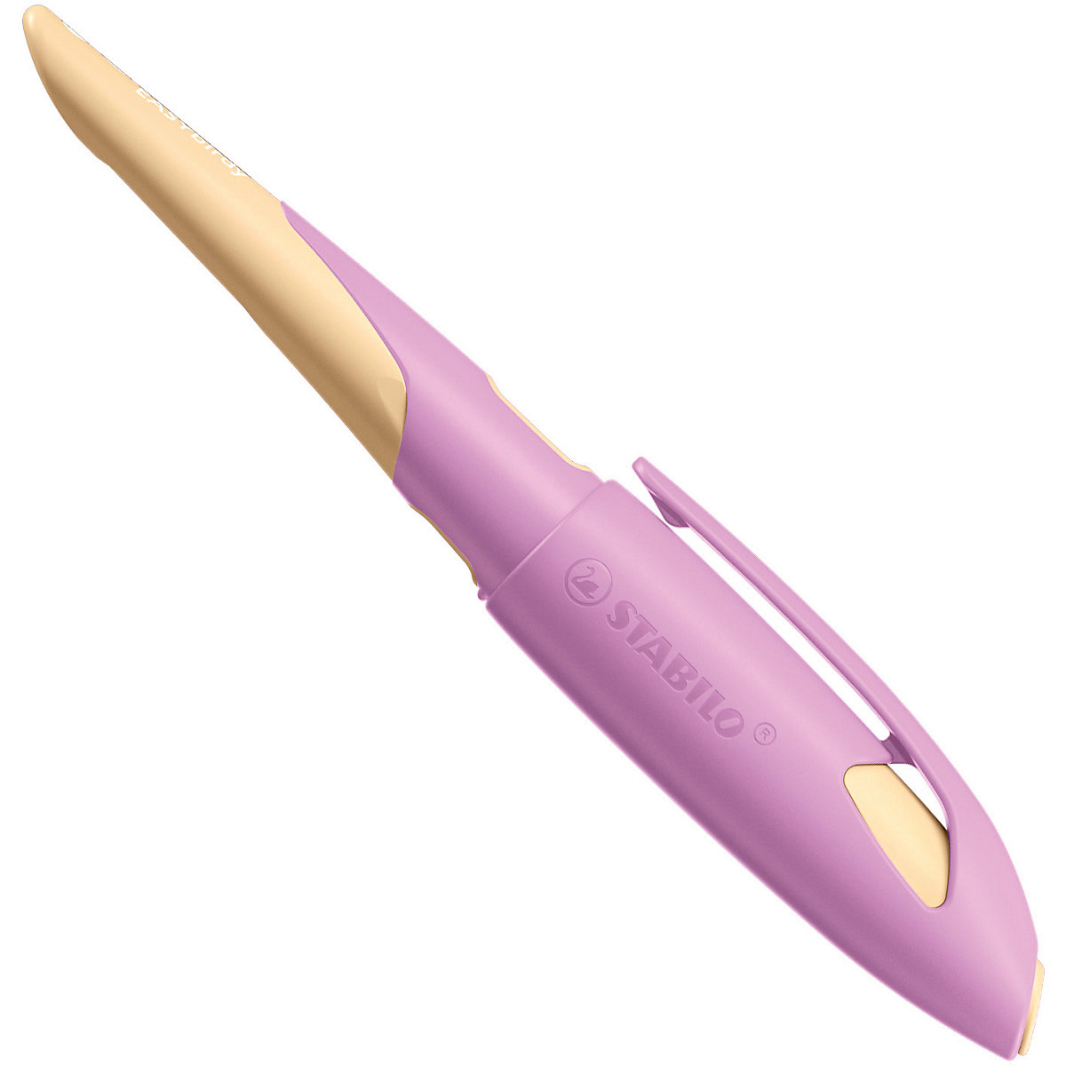 Schulfüller EASYbirdy Linkshänder A-Feder Pastel Edition soft pink/apricot, inkl. Patrone & Einstellwerkzeug