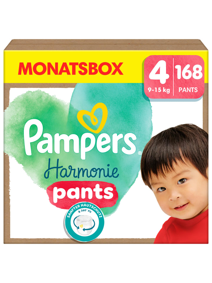 Pampers Pampers Harmonie Pants Größe 4, 168 Höschenwindeln, 9kg-15kg günstig kaufen 4