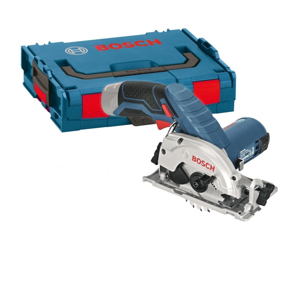 Bosch Blue 06016A1002 GKS 12V-26 Akku-Kreissäge 12V Solo (ohne Akkus und Ladegerät) in L-Box