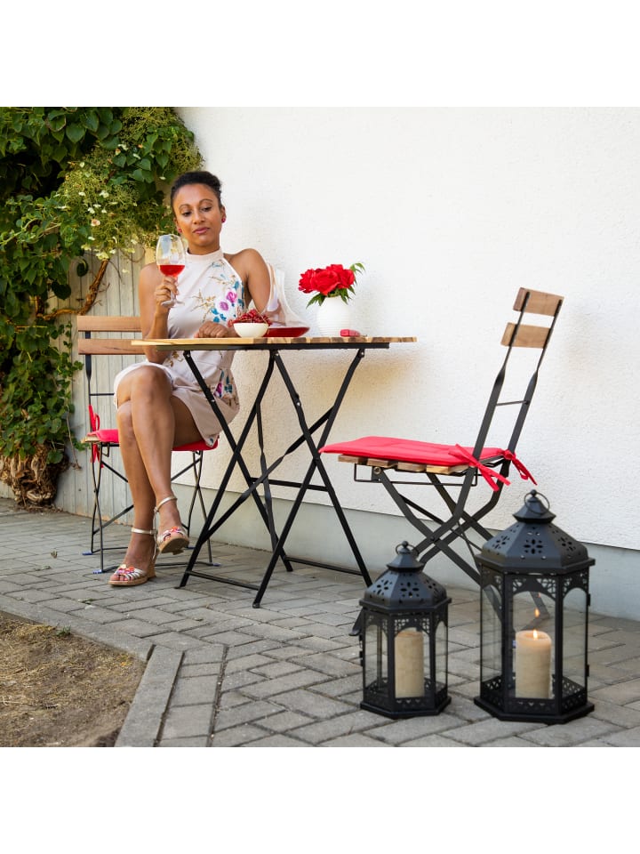 relaxdays 3x Laternen in Schwarz günstig kaufen onesize