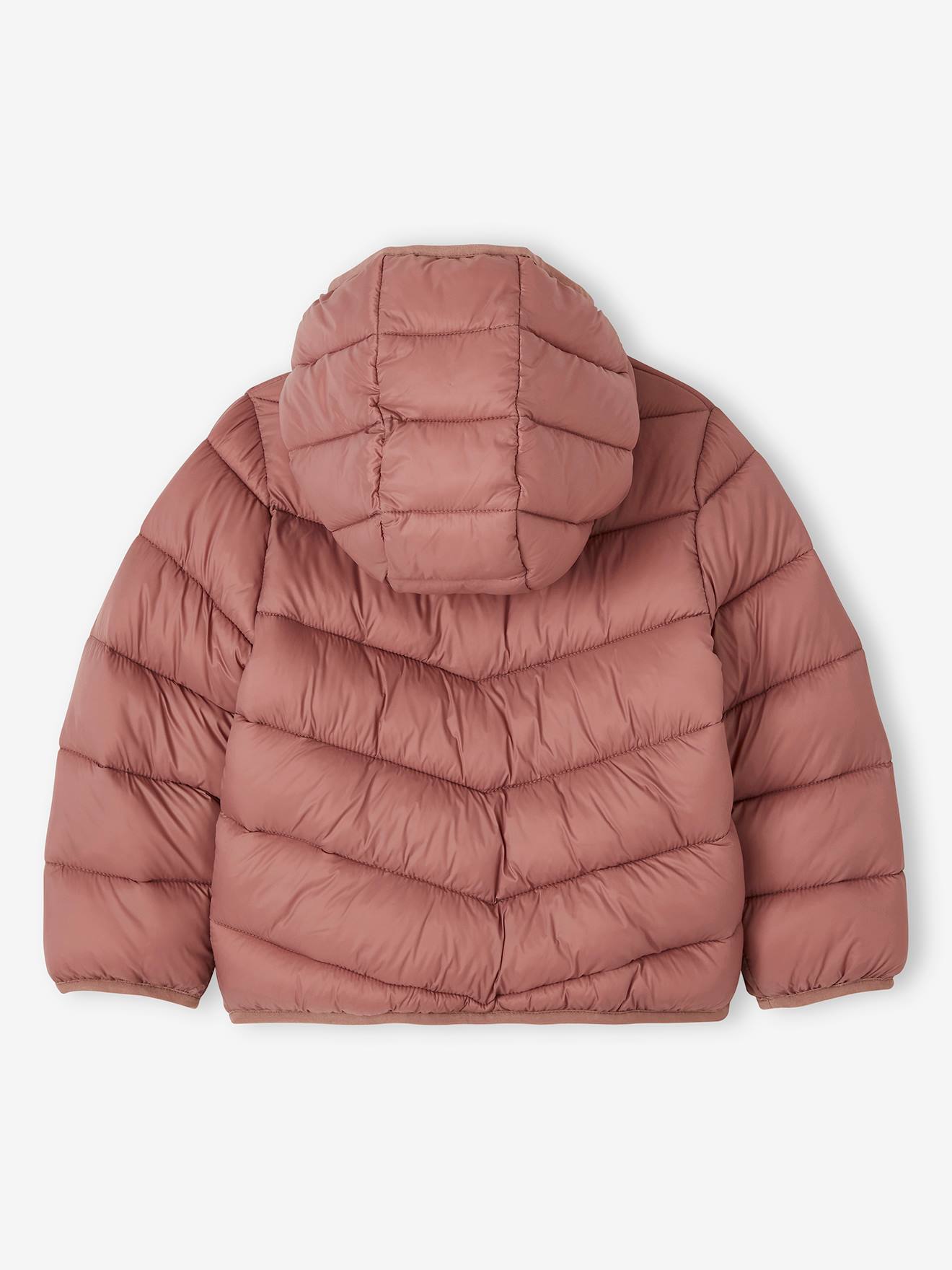 Vertbaudet Mädchen Light-Steppjacke mit Kapuze - blush