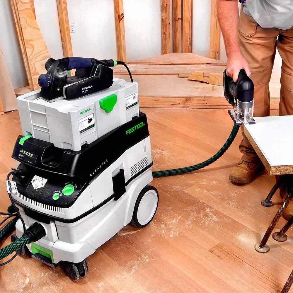 Serra tico-tico FESTOOL 18V PSBC 420 CARVEX com cabo em D, para couro 576530