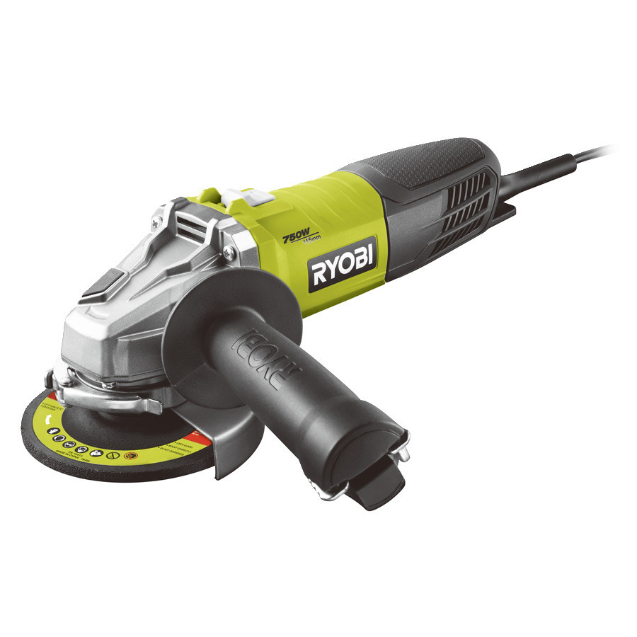 Ryobi 5133002489 RAG750-115G Polizor unghiular 115 mm 750 wați