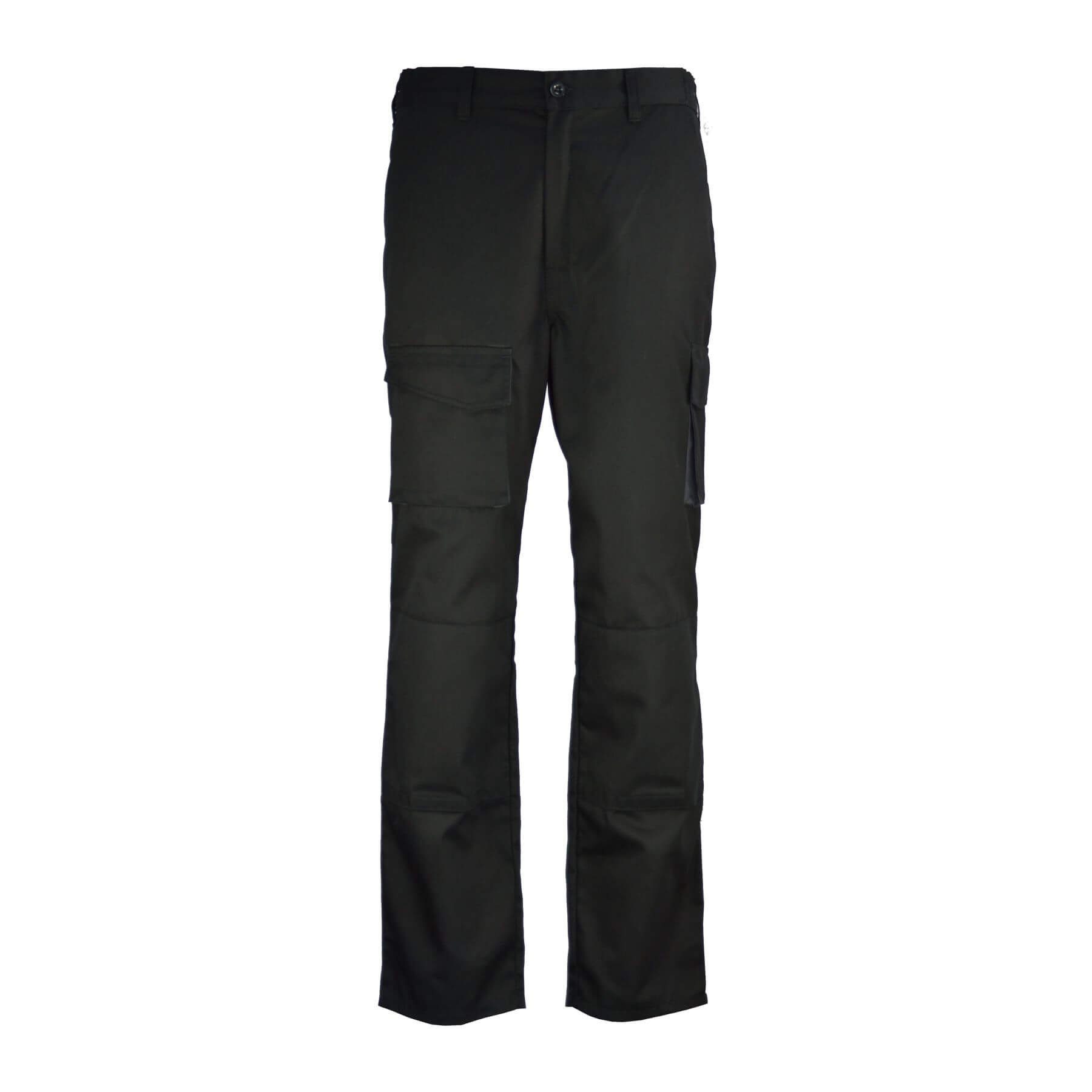 workawear Arbeitshose Top Qualität schwarz/grau Cargohose elastische Stoffeinsätze 2 Farbig