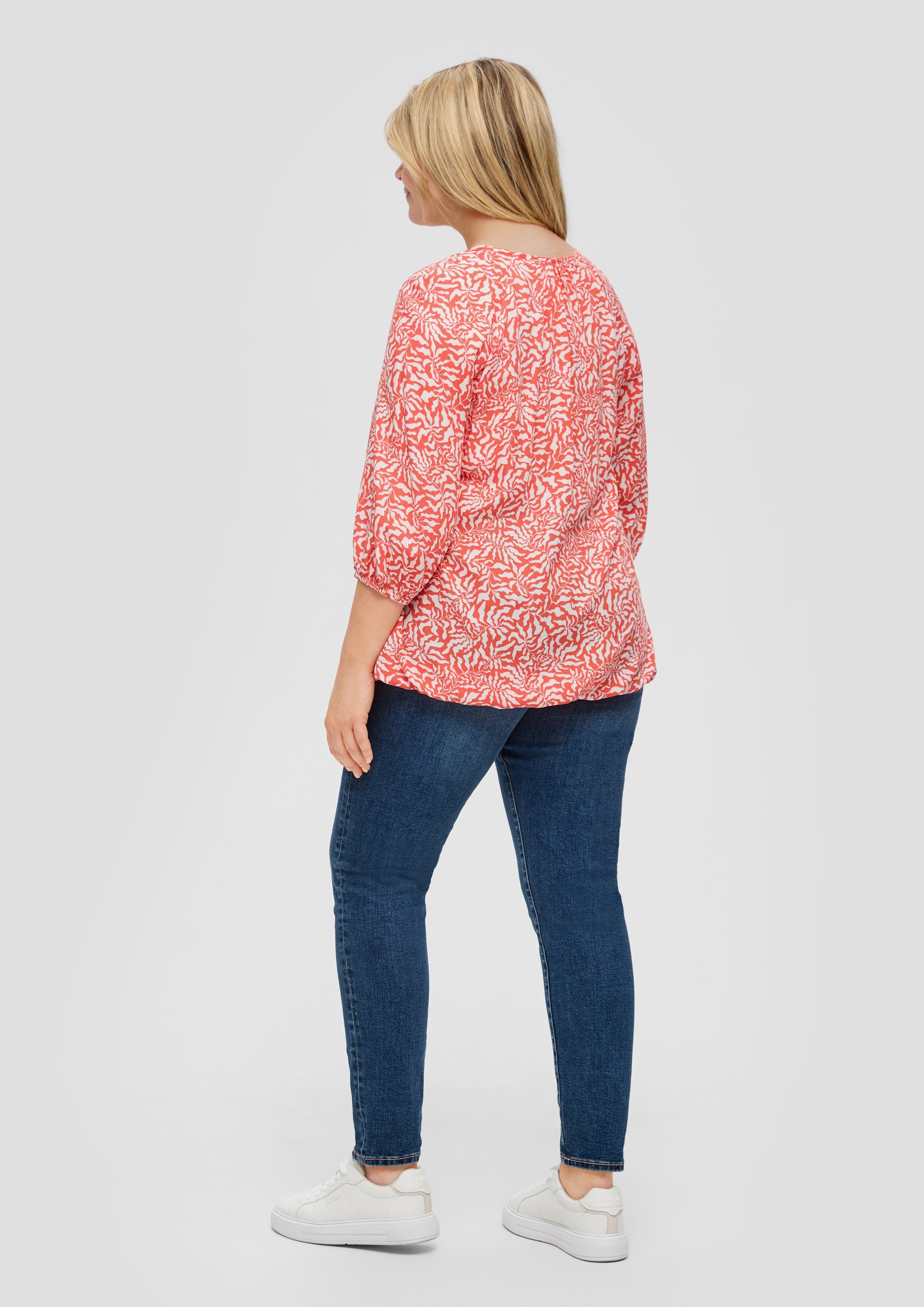 Viskosebluse in O-Shape  2151568-25B1