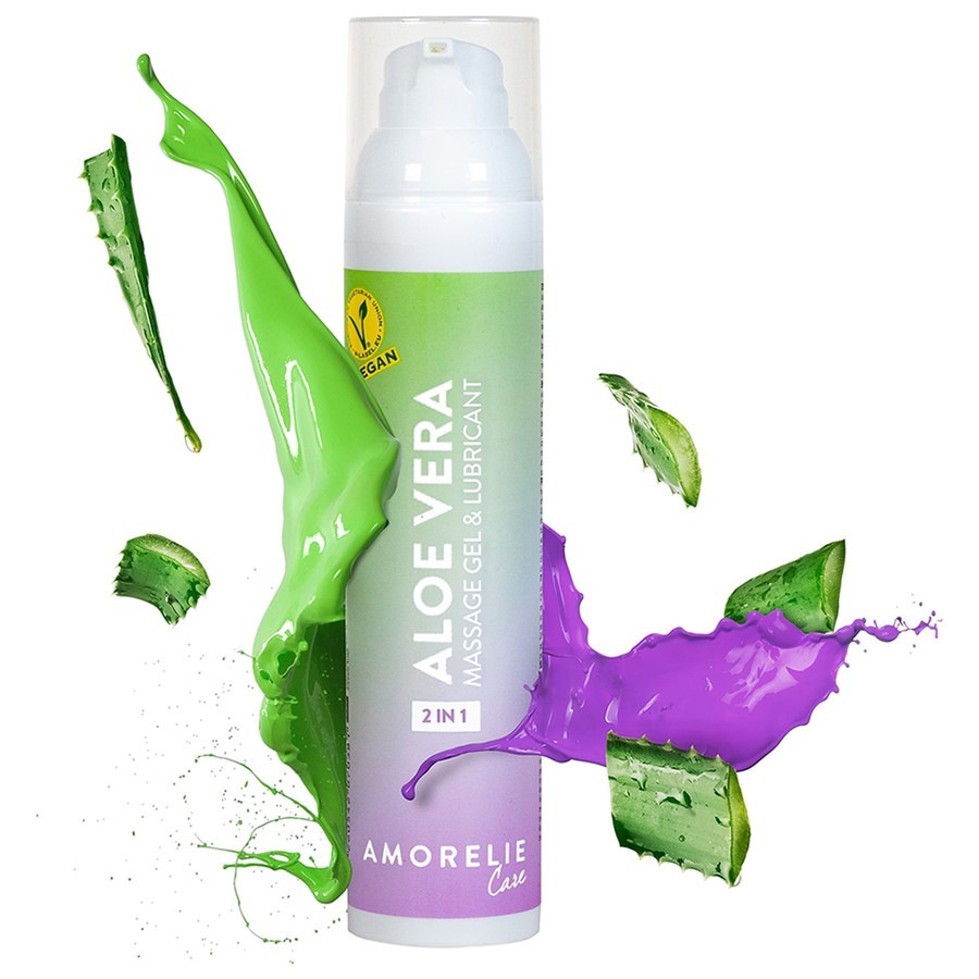 2 in 1 Massage und Gleitgel Aloe Vera