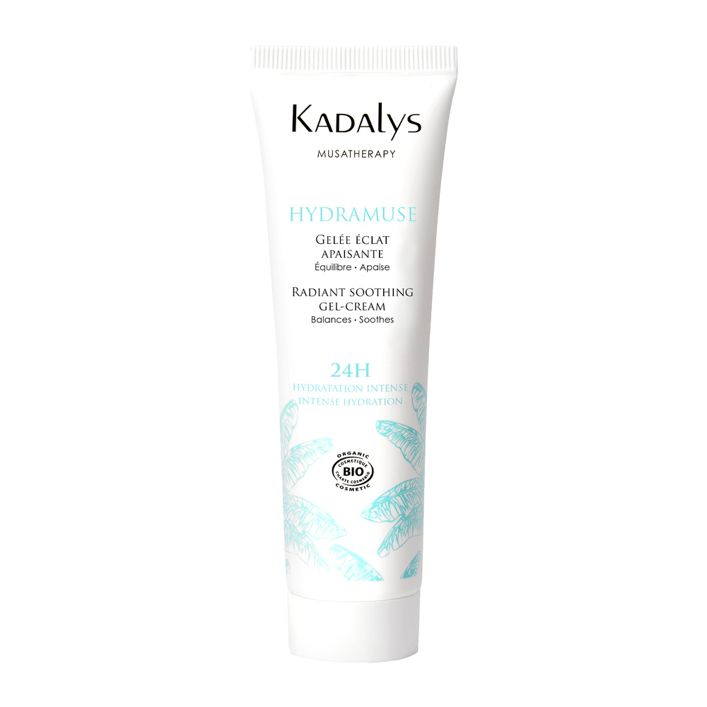Kadalys Gelée Éclat Apaisante Bio Hydramuse Gel-crème hydratant 24h, apaisant