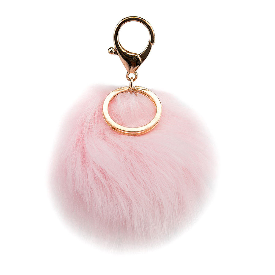 Schlüsselanhänger Bommel in Pink von Norauto, 1 Stück - ATU
