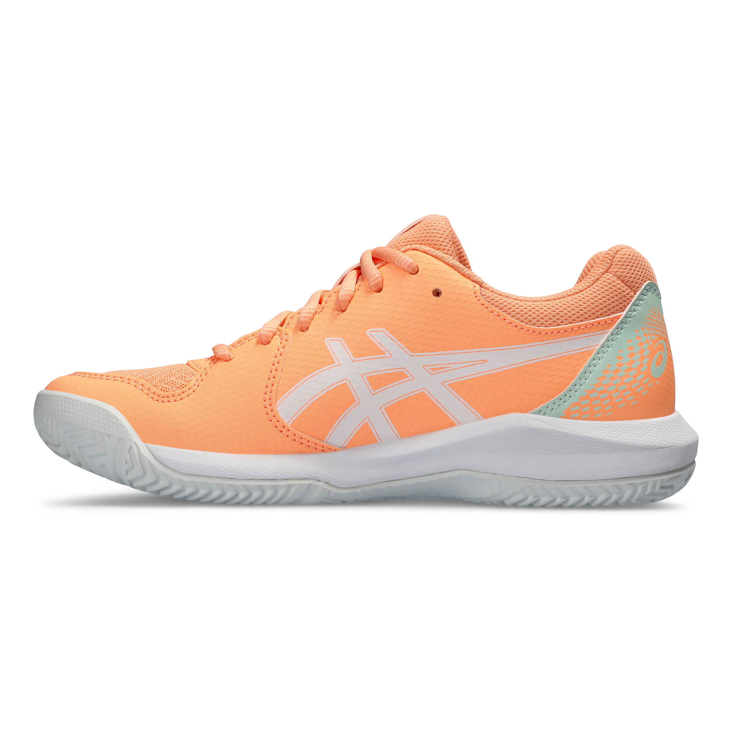 Gel-Dedicate 8 Padelschuh Damen - Apricot, Weiß