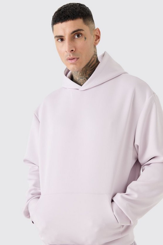 Tall kastiger Oversize Scuba Hoodie
