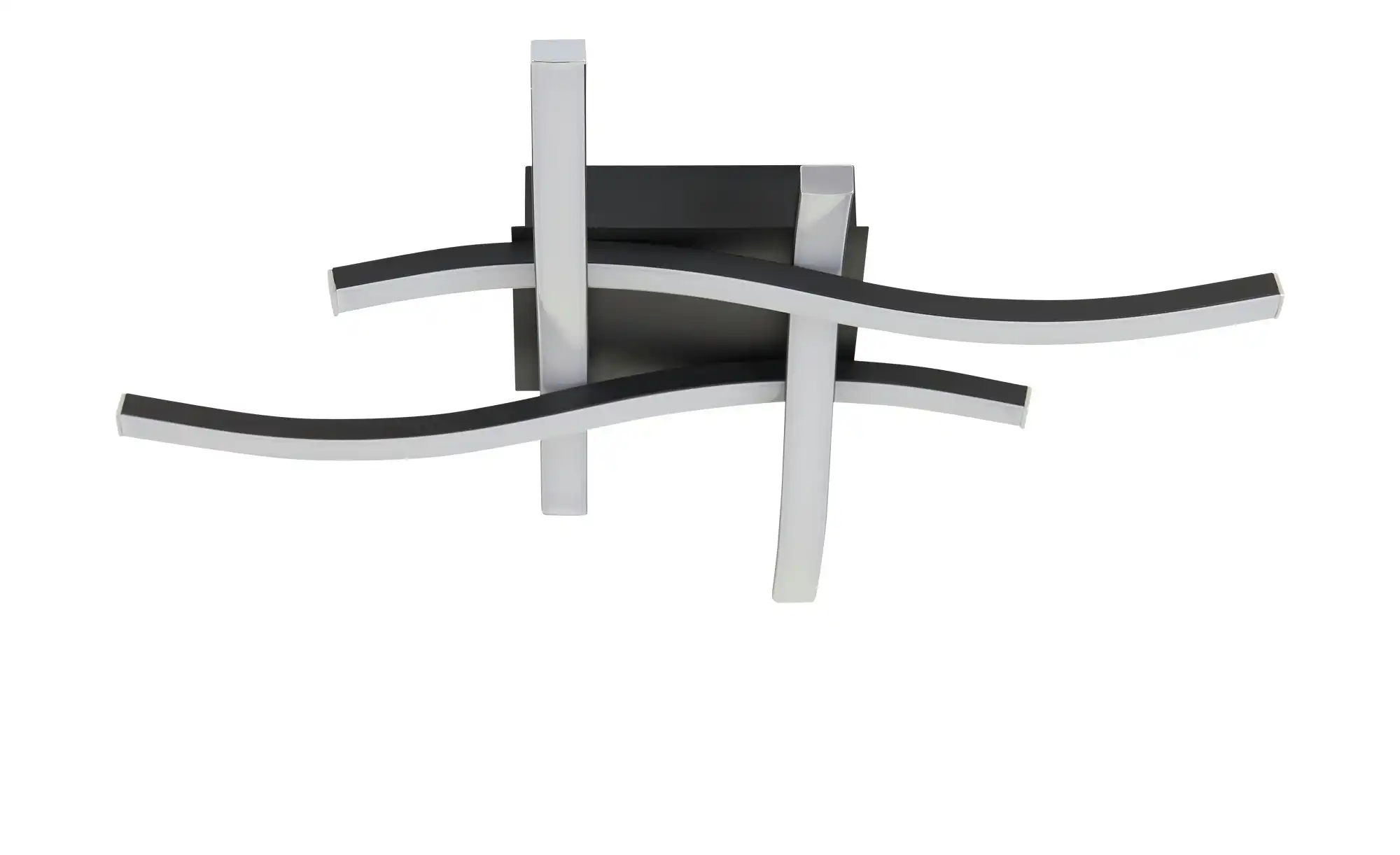 Trio LED-Deckenleuchte, 4-flammig, schwarz