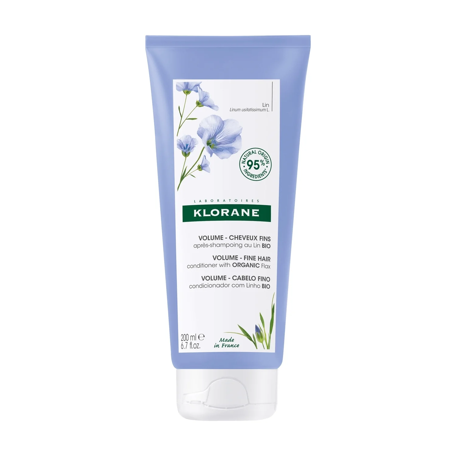 Après-shampoing volumisant aux fibres de lin bio
