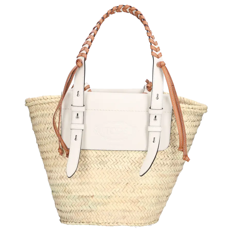 Tod's - Shopper INFILATURE Bast - weiß