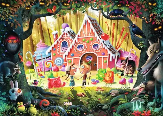 Puzzle 1000 Teile - Hänsel und Gretel
