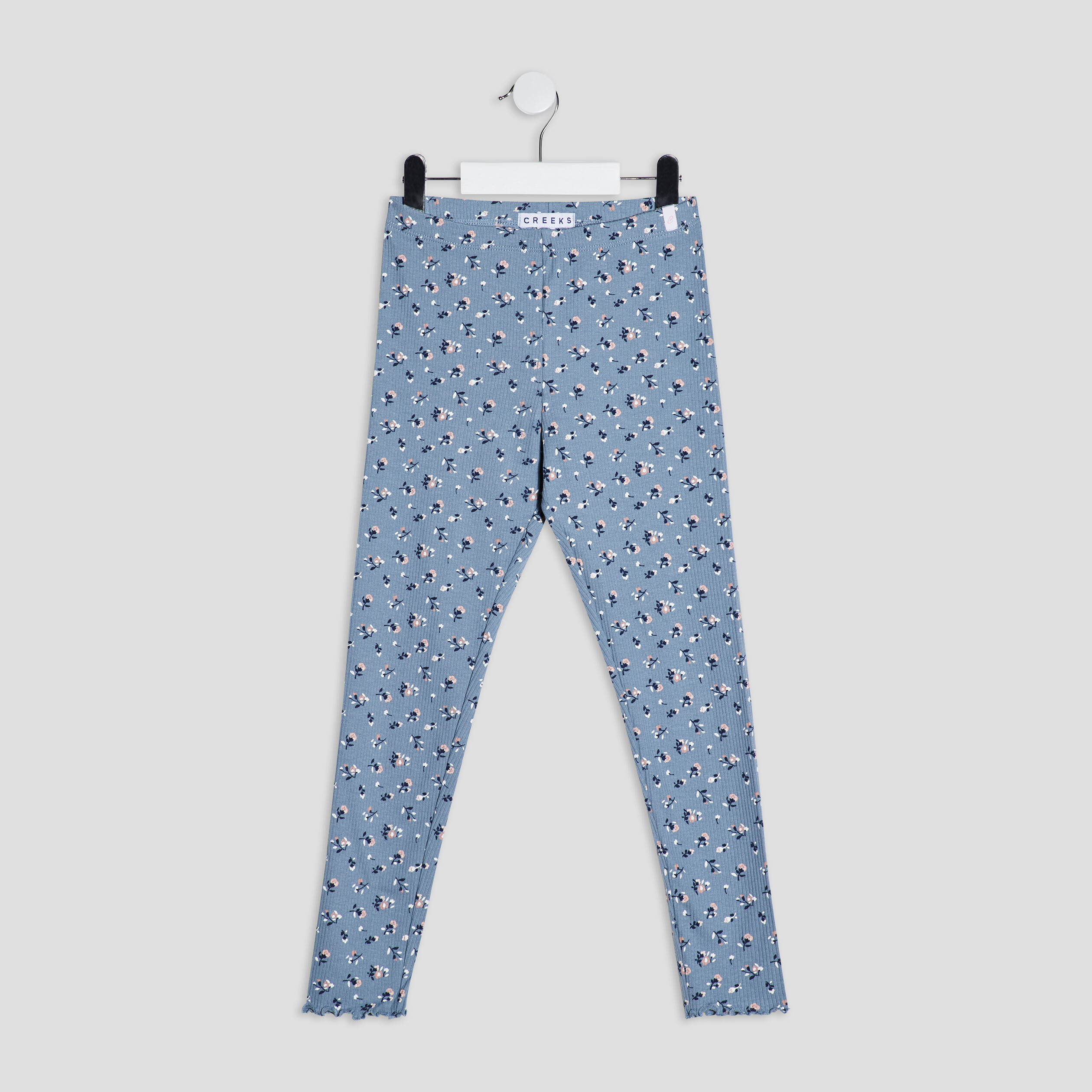 Leggings côtelé Creeks bleu fille | La Halle