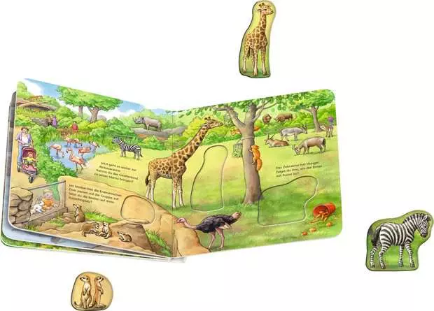 Mein großes Puzzle-Spielbuch: Zoo