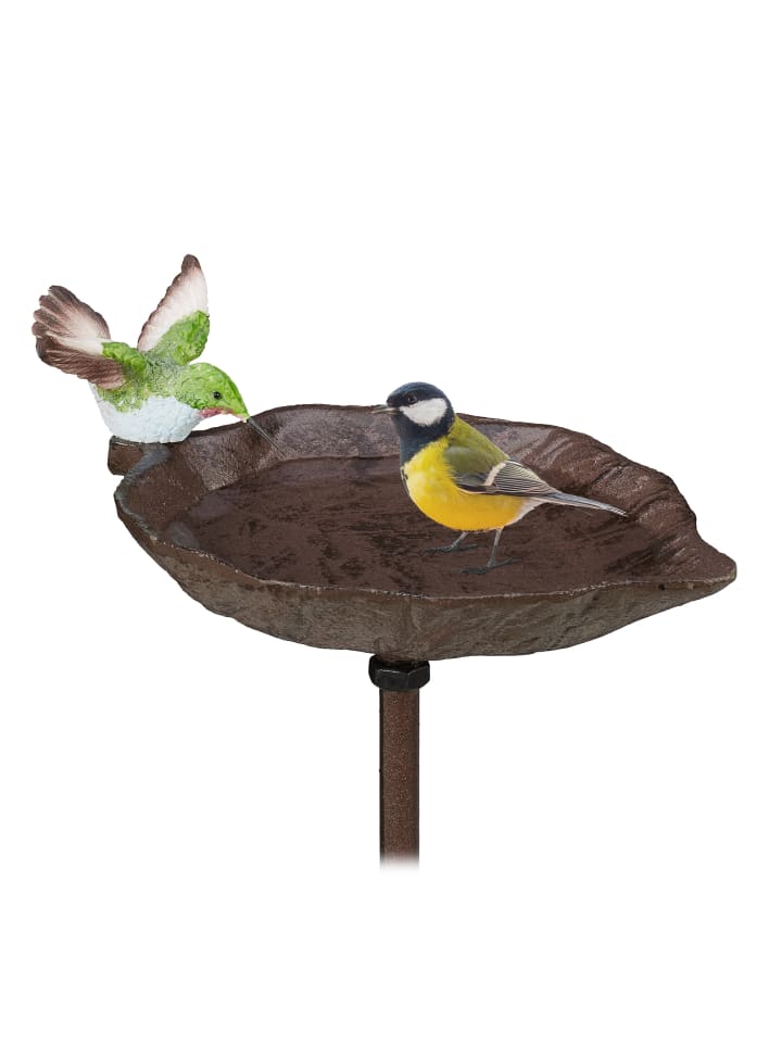 relaxdays Vogeltränke in Braun günstig kaufen onesize