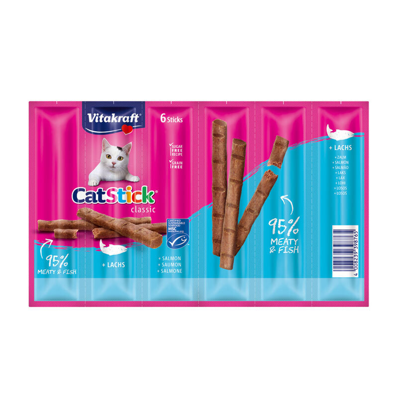Vitakraft Snacks Vitakraft Cat-Stick 10x6 Stück Lachs MSC